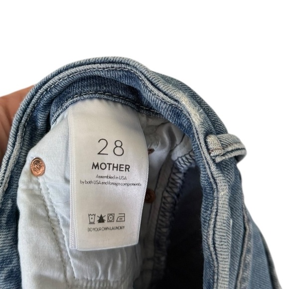 MOTHER The Looker Ankle Fray in Not Cut & Pasted - Picture 9 of 9